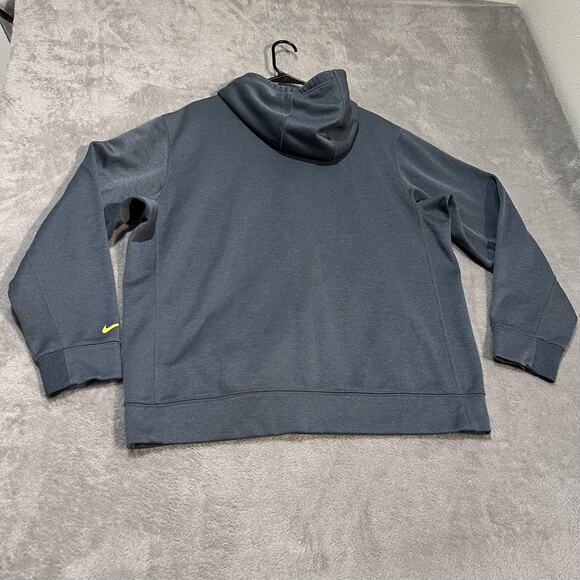 Nike Livestrong Hoodie Jacket Mens Large Gray Therma Fit Full Zip Athletic - Picture 8 of 9